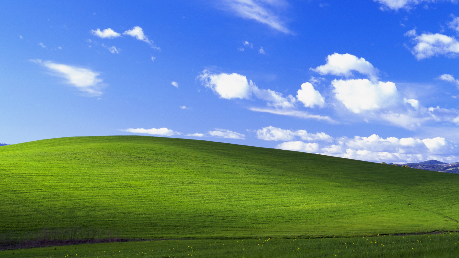 Mown Grassy Hill 